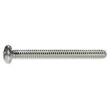 10-24 x 2" Phillips Pan Head, Machine Screw, Stainless Steel 