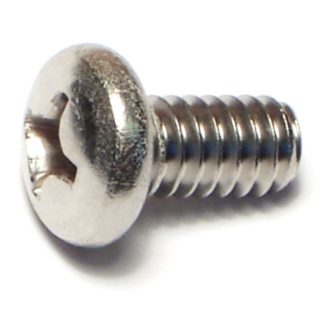 1/4"-20 x 1/2" Phillips Pan Head, Machine Screw, Stainless Steel 