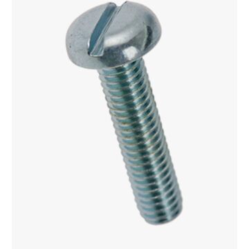 Star Stainless 3/8"-16 x 1-1/4" Pan Head Slotted Machine Screw