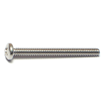 6-32 x 1-1/2" Phillips Pan Head, Machine Screw, Stainless Steel 