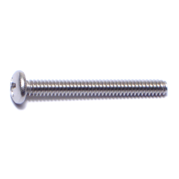 6-32 x 1-1/4" Phillips Pan Head, Machine Screw, Stainless Steel 