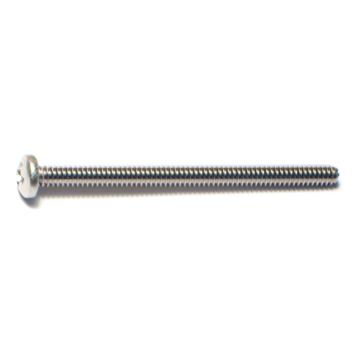 6-32 x 2" Phillips Pan Head, Machine Screw, Stainless Steel 