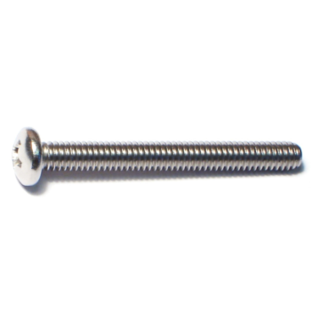 8-32 x 1-1/2" Phillips Pan Head, Machine Screw, Stainless Steel 