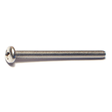 8-32 x 2" Phillips Pan Head, Machine Screw, Stainless Steel 