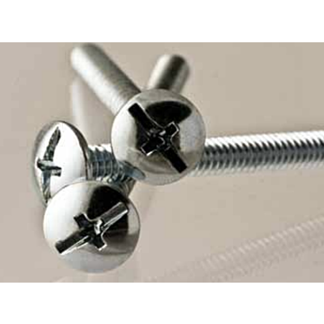 10-32 x 5/8" Combo Round Head, Machine Screw, Zinc 