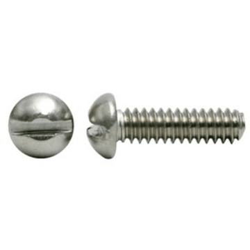 Titan™ #2-56 1/2 in Round Head Slotted Machine Screw