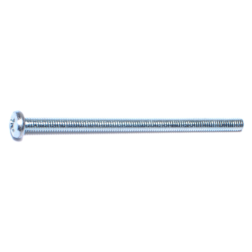 4 mm - 0.70 x 70 mm Phillips Pan Head, Machine Screw, Zinc 