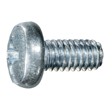 4 mm - 0.70 x 8 mm Phillips Pan Head, Machine Screw, Zinc 