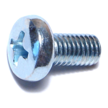 5 mm - 0.80 x 10 mm Phillips Pan Head, Machine Screw, Zinc 