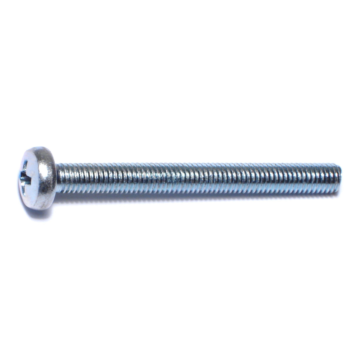 5 mm - 0.80 x 50 mm Phillips Pan Head, Machine Screw, Zinc 