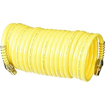 Milton 3/8 in 25 ft 1/4 in MNPT x 1/4 in MNPT Re-Koil Hose