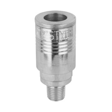 Milton 1/4 in MNPT Steel P-Style Hose Coupler