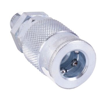 Milton 1/4 in MNPT Steel H-Style Hose Coupler