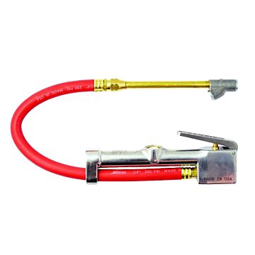 Milton 80 to 840 kpa 10 to 160 psi 15 in Straight Foot Chuck Tire Inflator Gauge