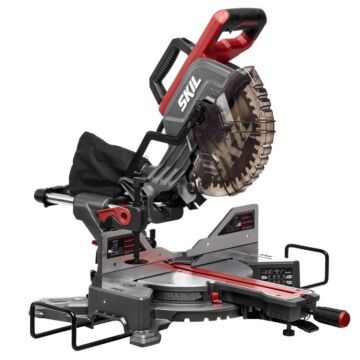 Skilsaw Chervon North America 10 in 4-1/2 in 15 A Dual Bevel Sliding Miter Saw
