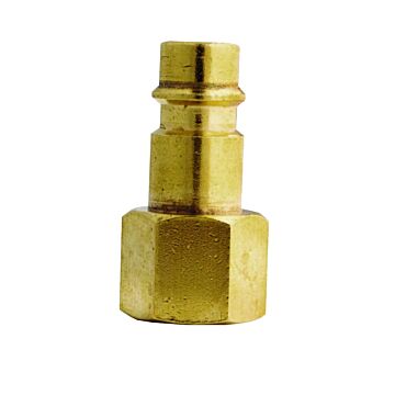 Milton 250 deg F Brass 1/4 in Female Plug