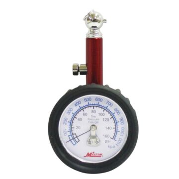 Milton 5 lb 0 to 160 psi 1 Dial Tire Gauge