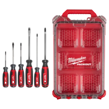 Milwaukee 6 PC. CUSHION SCREWDRIVER SET
