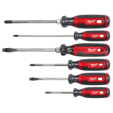Milwaukee #3 Phillips 6" Cushion Grip Screwdriver (USA)