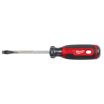 Milwaukee 1/4" Slotted 4" Cushion Grip Screwdriver (USA)
