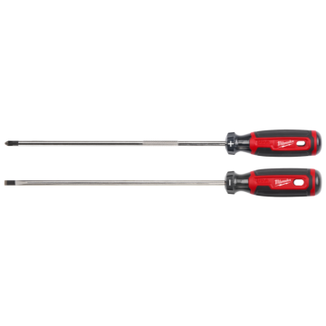 Milwaukee 1/4" Cabinet 10" Cushion Grip Screwdriver (USA)