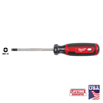 Milwaukee #1 ECX 4" Cushion Grip Screwdriver (USA)