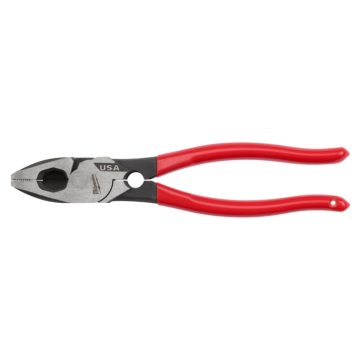 Milwaukee 9" Lineman's Dipped Grip Pliers w/ Thread Cleaner (USA)