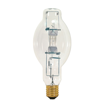 Satco 1000 Watt - Metal Halide HID - Mogul base - BT37 - Clear - 65 CRI - 4200K