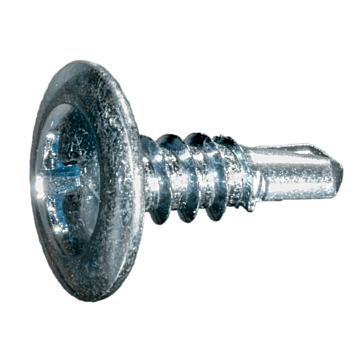 #8 x 1/2" Modified Truss Lath Self-Drilling Screw, Zinc (Bulk Box 1 lb)