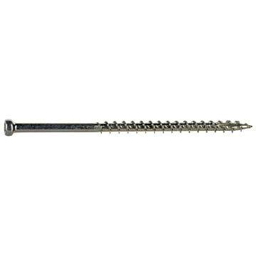 #8 x 3" Star Drive, Trim Head Screw, Yellow Zinc (Bulk Box 1 lb)