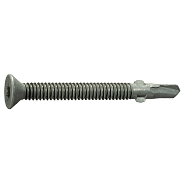 1/4" x 2-1/2" Star Flat Head, Self-Drilling Screw, Gray Ruspert Coated, Gray (Bulk Box 1 lb)