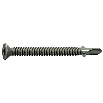 1/4" x 3" Star Flat Head, Self-Drilling Screw, Gray Ruspert Coated, Gray (Bulk Box 1 lb)