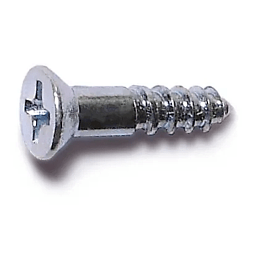 #6 x 5/8" Phillips Flat Head, Wood Screw, Zinc (Bulk Box 1 lb)