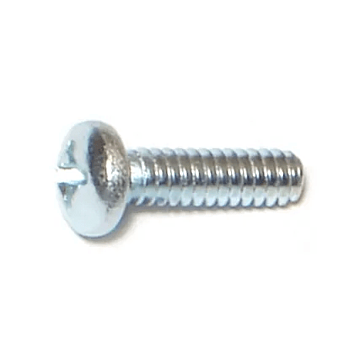 6-32 x 1/2" Phillips Pan Head, Machine Screw, Zinc (Bulk Box 1 lb)