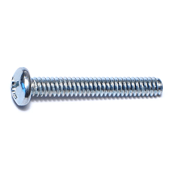 6-32 x 1" Phillips Pan Head, Machine Screw, Zinc (Bulk Box 1 lb)