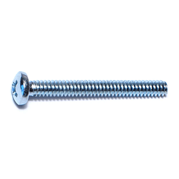 6-32 x 1-1/4" Phillips Pan Head, Machine Screw, Zinc (Bulk Box 1 lb)