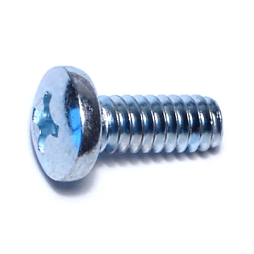 10-24 x 1/2" Phillips Pan Head, Machine Screw, Zinc (Bulk Box 1 lb)