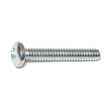 10-24 x 1-1/4" Phillips Pan Head, Machine Screw, Zinc (Bulk Box 1 lb)