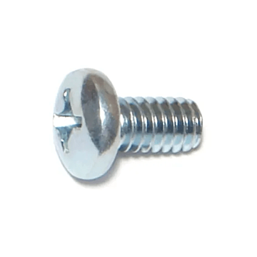 1/4"-20 x 1/2" Phillips Pan Head, Machine Screw, Zinc (Bulk Box 1 lb)