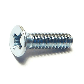 6-32 x 1/2" Phillips Flat Head, Machine Screw, Zinc (Bulk Box 1 lb)