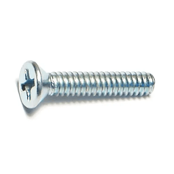 6-32 x 3/4" Phillips Flat Head, Machine Screw, Zinc (Bulk Box 1 lb)