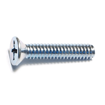 10-24 x 1" Phillips Flat Head, Machine Screw, Zinc (Bulk Box 1 lb)