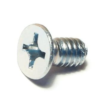 1/4"-20 x 1/2" Phillips Flat Head, Machine Screw, Zinc (Bulk Box 1 lb)