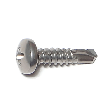 #10 x 3/4" Phillips Pan Head, Self-Drilling Screw, Zinc (Bulk Box 1 lb)