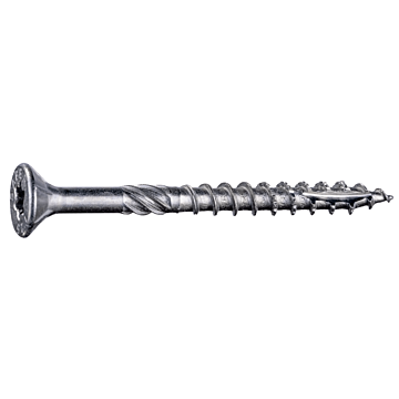 #9 x 2" Star Flat Head, Wood Screw, Stainless Steel (Bulk Box 1 lb)