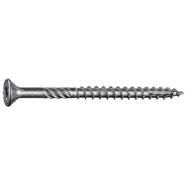 #9 x 2-1/2" Star Flat Head, Wood Screw, Stainless Steel (Bulk Box 1 lb)