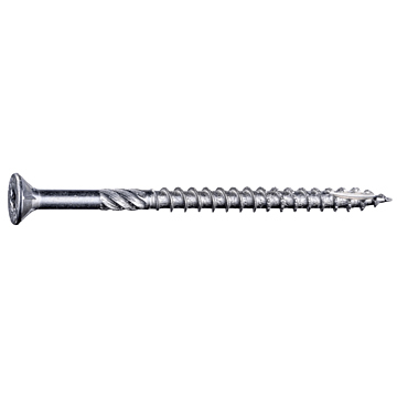 #10 x 3" Star Flat Head, Wood Screw, Stainless Steel (Bulk Box 1 lb)