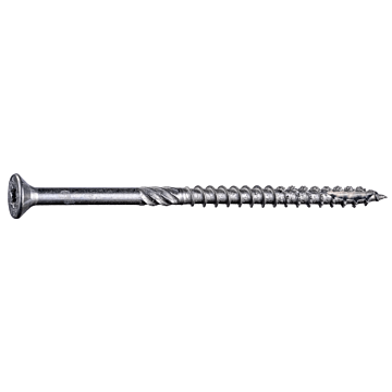 #10 x 3-1/2" Star Flat Head, Wood Screw, Stainless Steel (Bulk Box 1 lb)