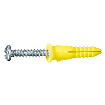 MIDWEST FASTENER Plastic Anchor Kit (30 pc) #4 to #8 x 7/8 in.