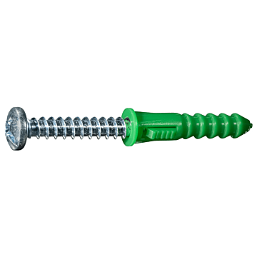 MIDWEST FASTENER Plastic Anchor Kit (10 pc) #12 to #16 x 1-1/2 in.